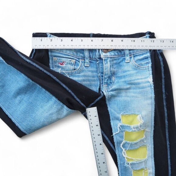 Styles Ever After Unique Handcrafted Patchwork Jeans "Boho" Women's XXS 0-4 - Picture 4 of 11